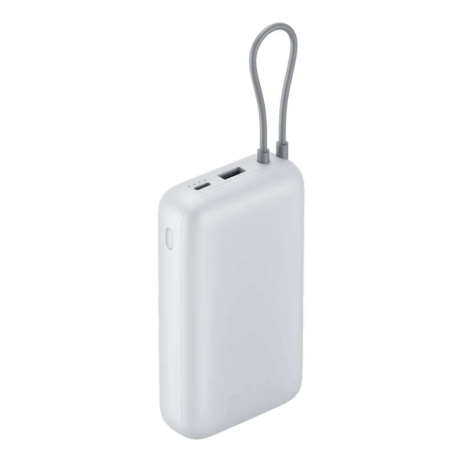 Xiaomi Power Bank 20000mAh (Integrated Cable) - Light Grey