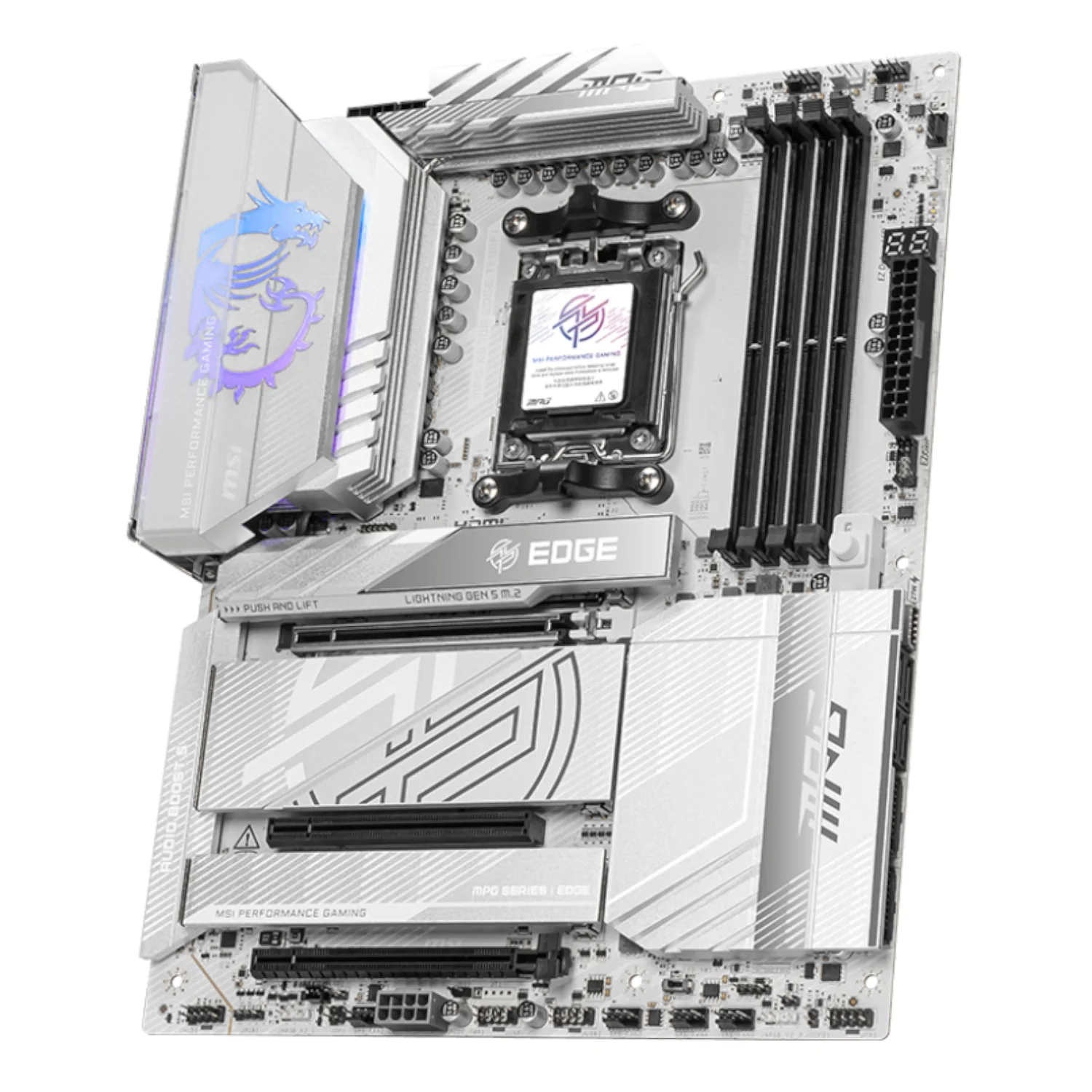 MSI MPG X870E EDGE TI WIFI AM5 ATX DDR5 Gaming Motherboard