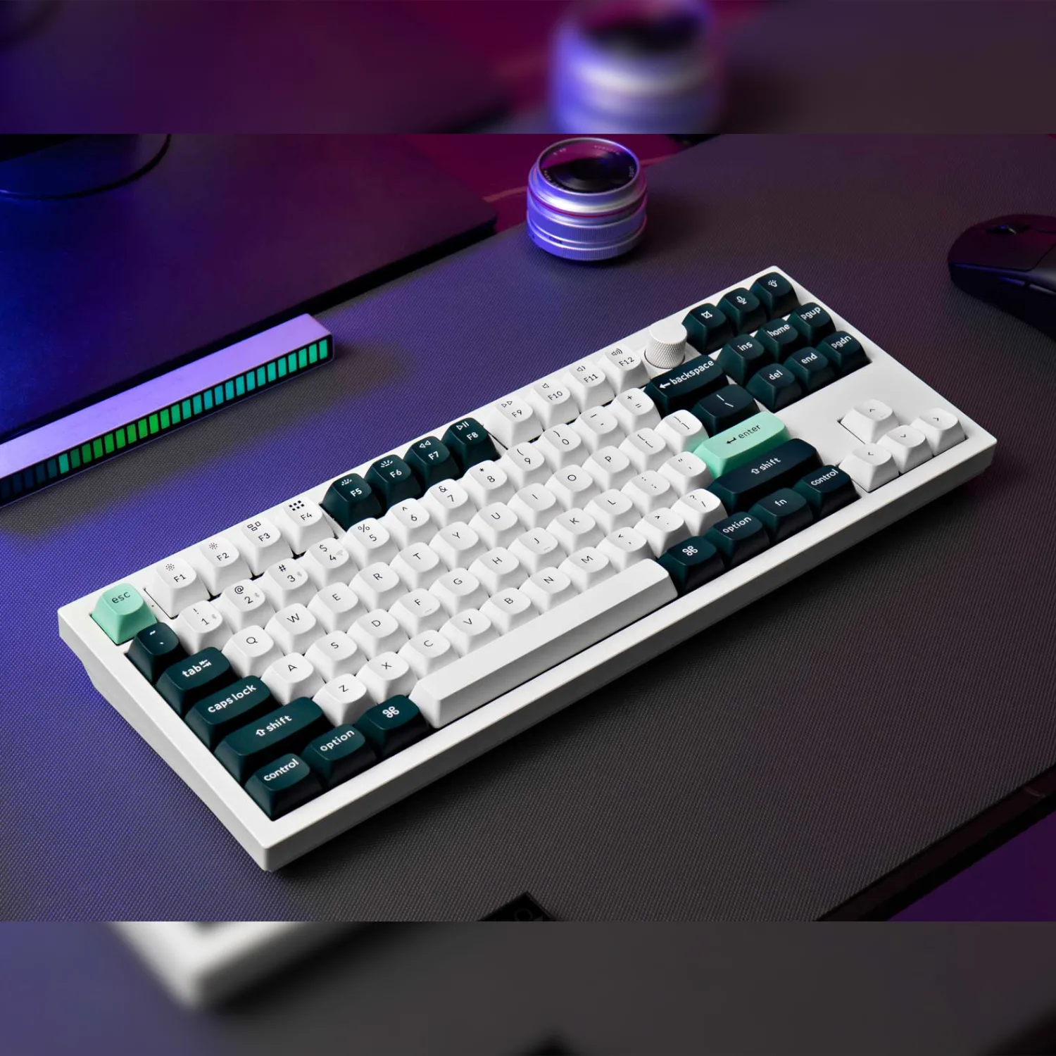 Keychron Q3 HE QMK 80% Wireless Custom Mechanical Keyboard (Nebula Switch) - Shell White