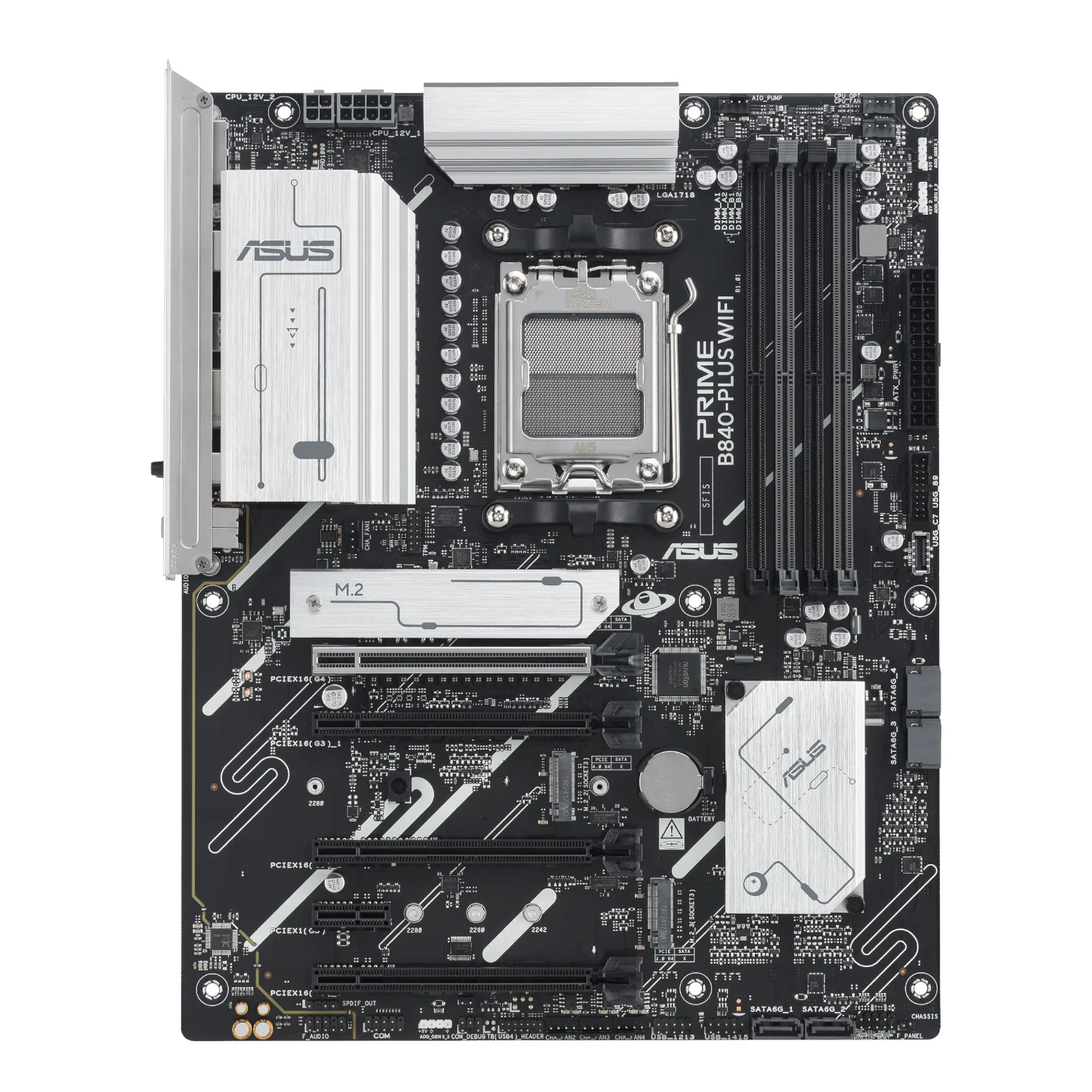 Asus PRIME B840-PLUS WIFI AMD AM5 ATX Gaming Motherboard