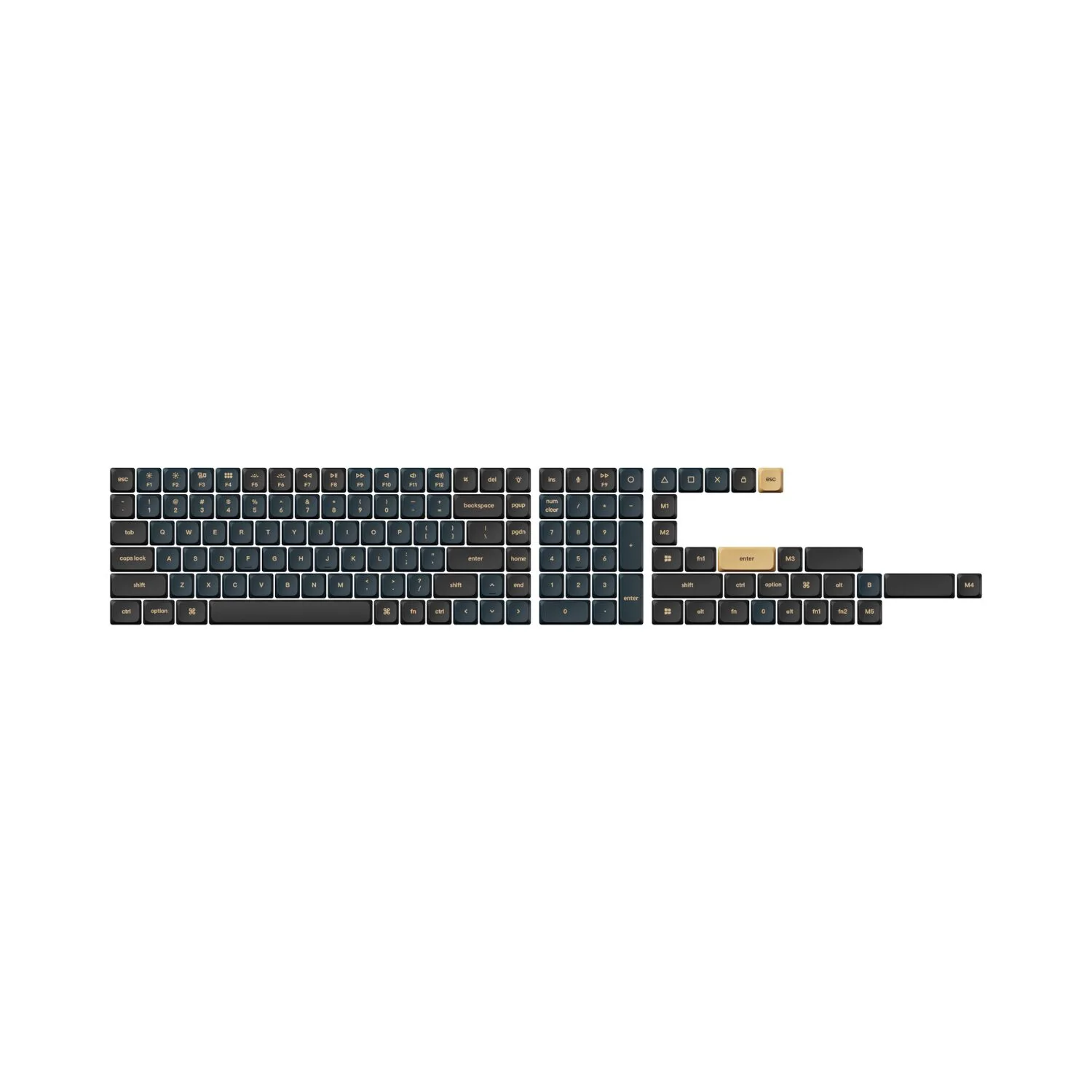 Keychron PBT LSA Knight Keycap Set V2 - Low Profile