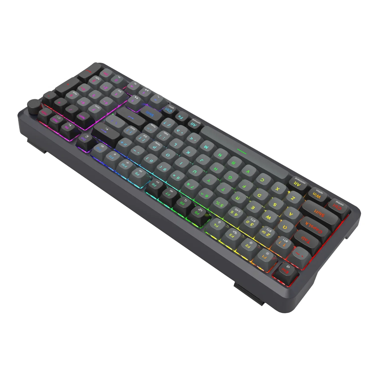 Redragon BRAGI PRO K688 98+1 Gasket Wireless Mechanical Keyboard (Triple Mode, RGB, Hot-Swappable, Cream Linear Switches)
