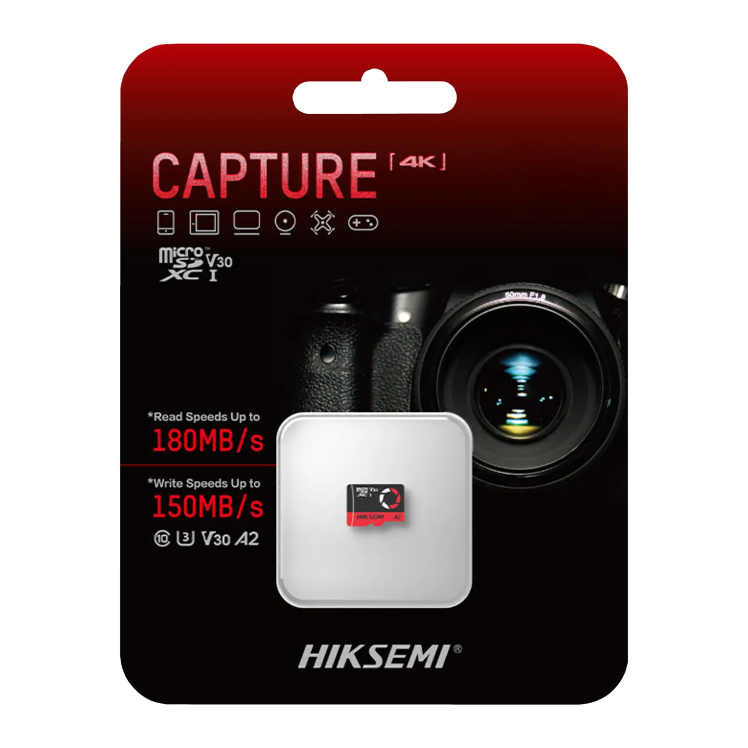 Hiksemi Capture V30 64GB MicroSDXC (Without Adapter)