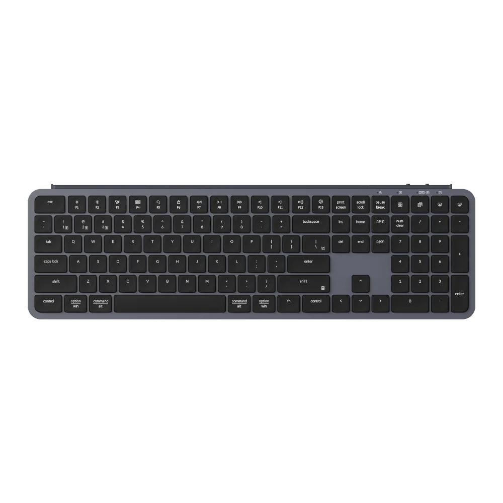 Keychron B6 Pro Ultra-Slim 100% Wireless Keyboard – Space Grey