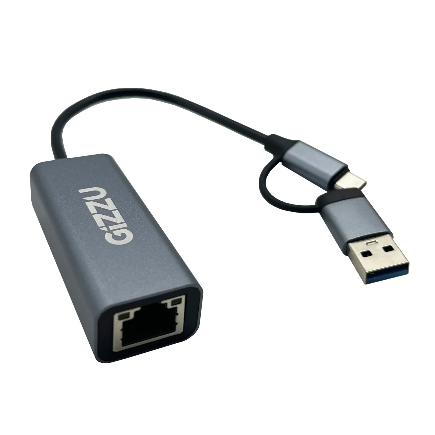 Gizzu High Speed Type-C/A to Gigabit Adapter Poly