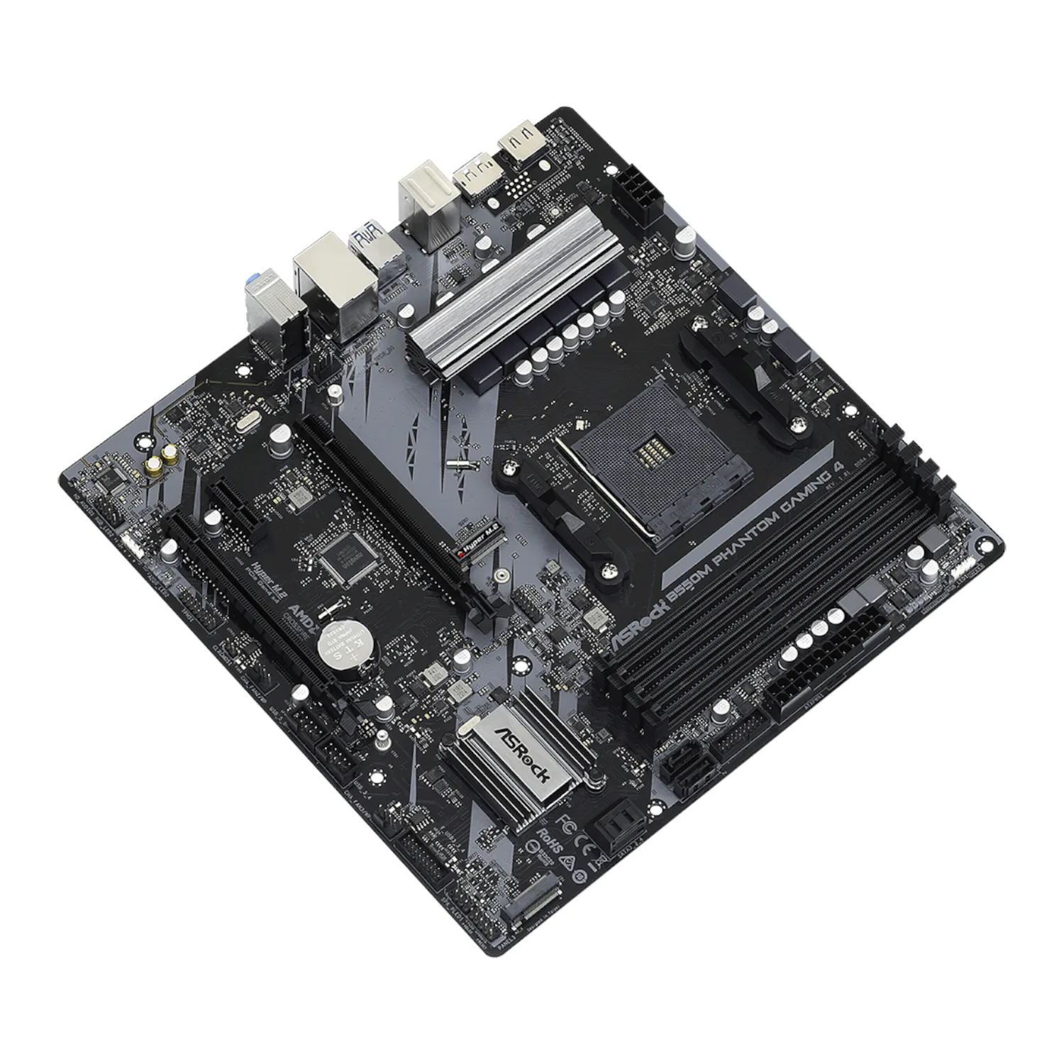 ASRock B550 Phantom Gaming 4 AM4 M-ATX Motherboard