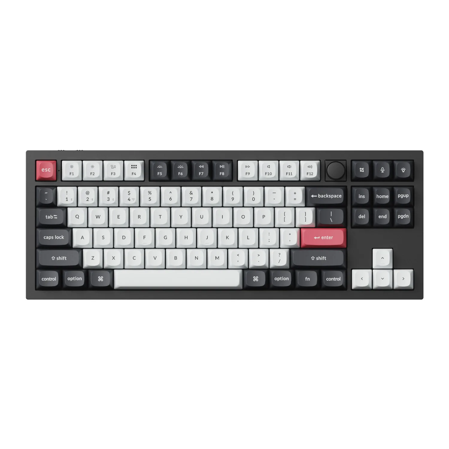 Keychron Q3 HE QMK 80% Wireless Custom Mechanical Keyboard (Nebula Switch) – Carbon Black