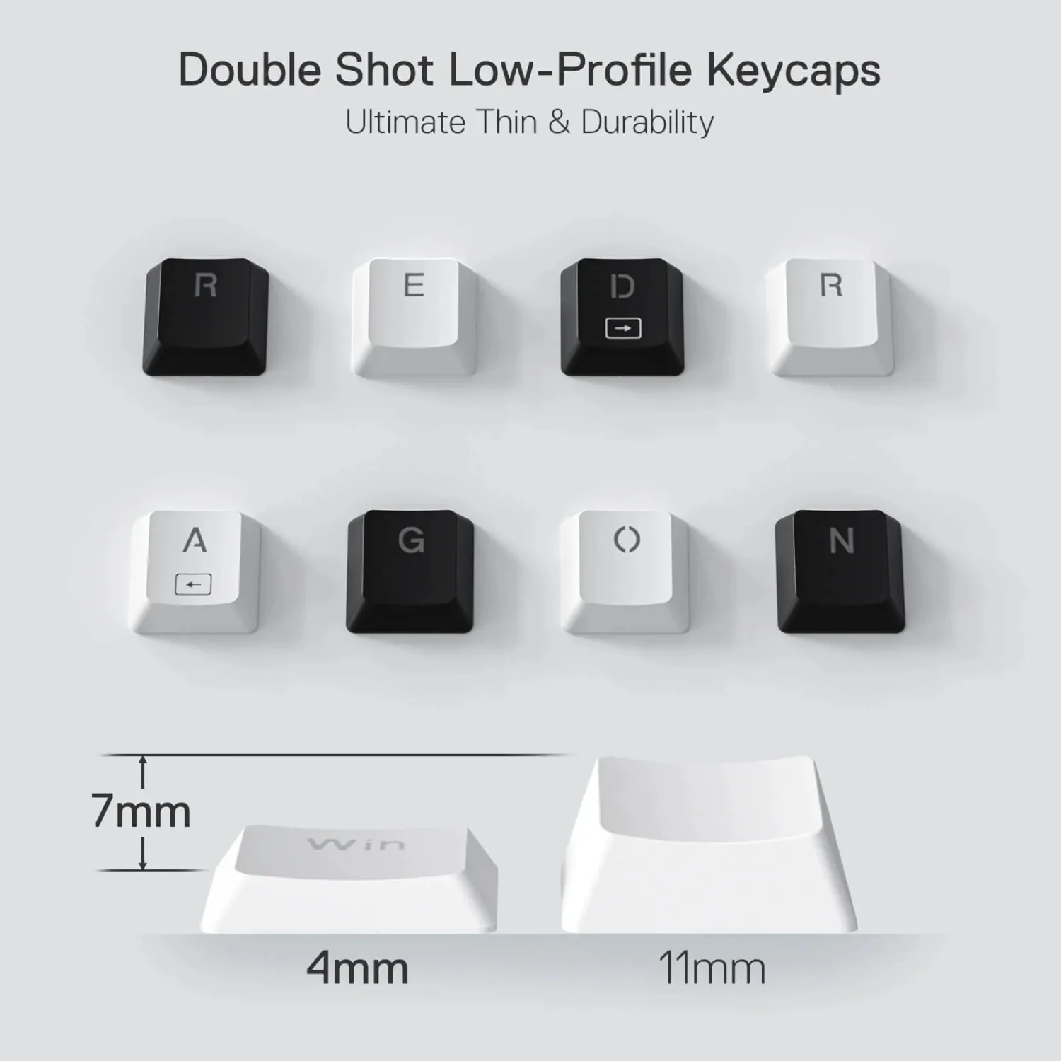 Redragon K632 HORUS Mini 60% RGB Wired Gaming Keyboard – White