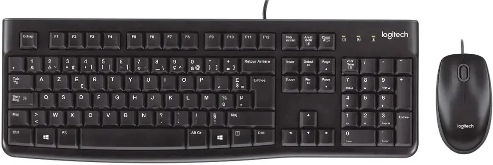 Logitech MK120 Wired Desktop Keyboard And Mouse