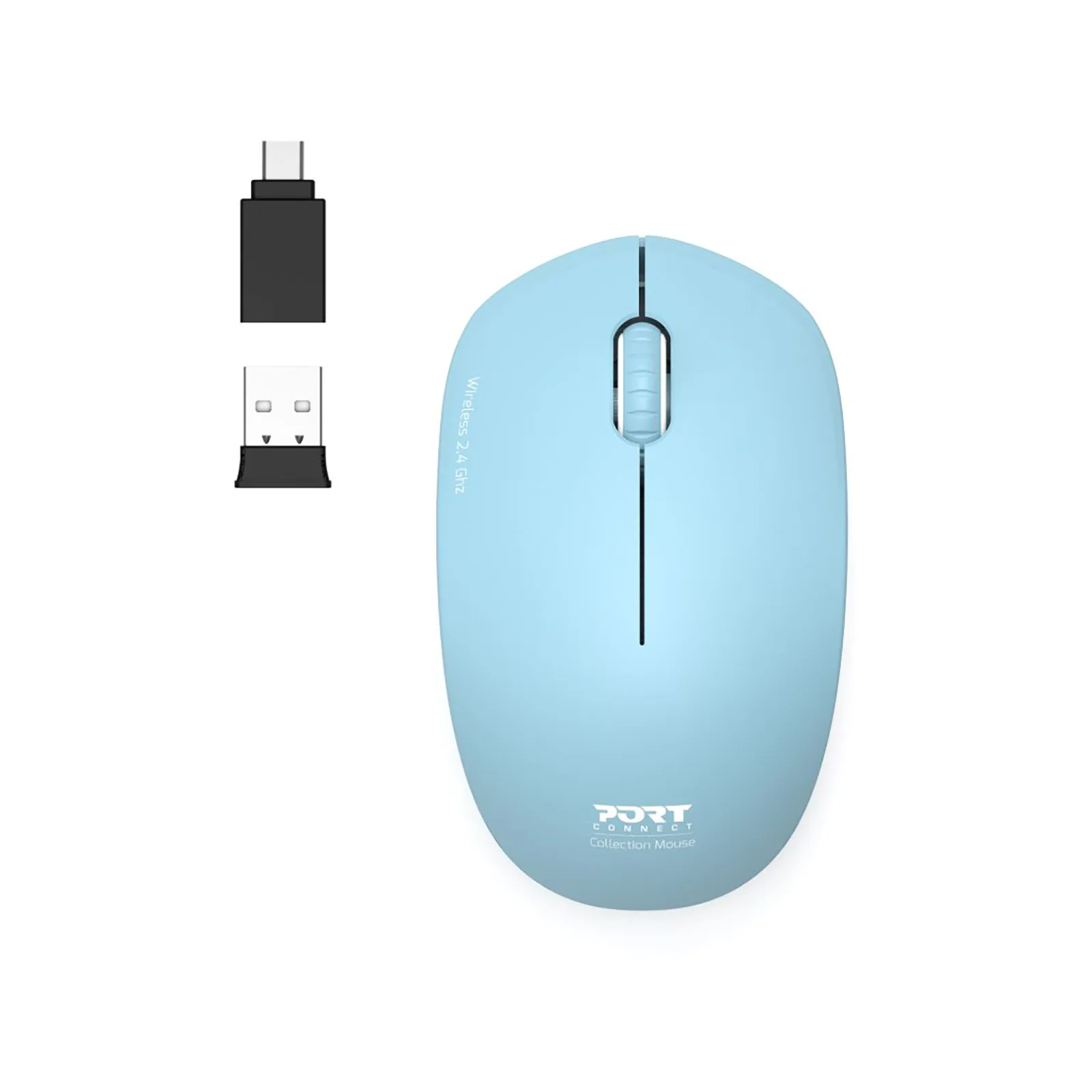 Port 2.4GHz Collection II Azur Wireless Mouse