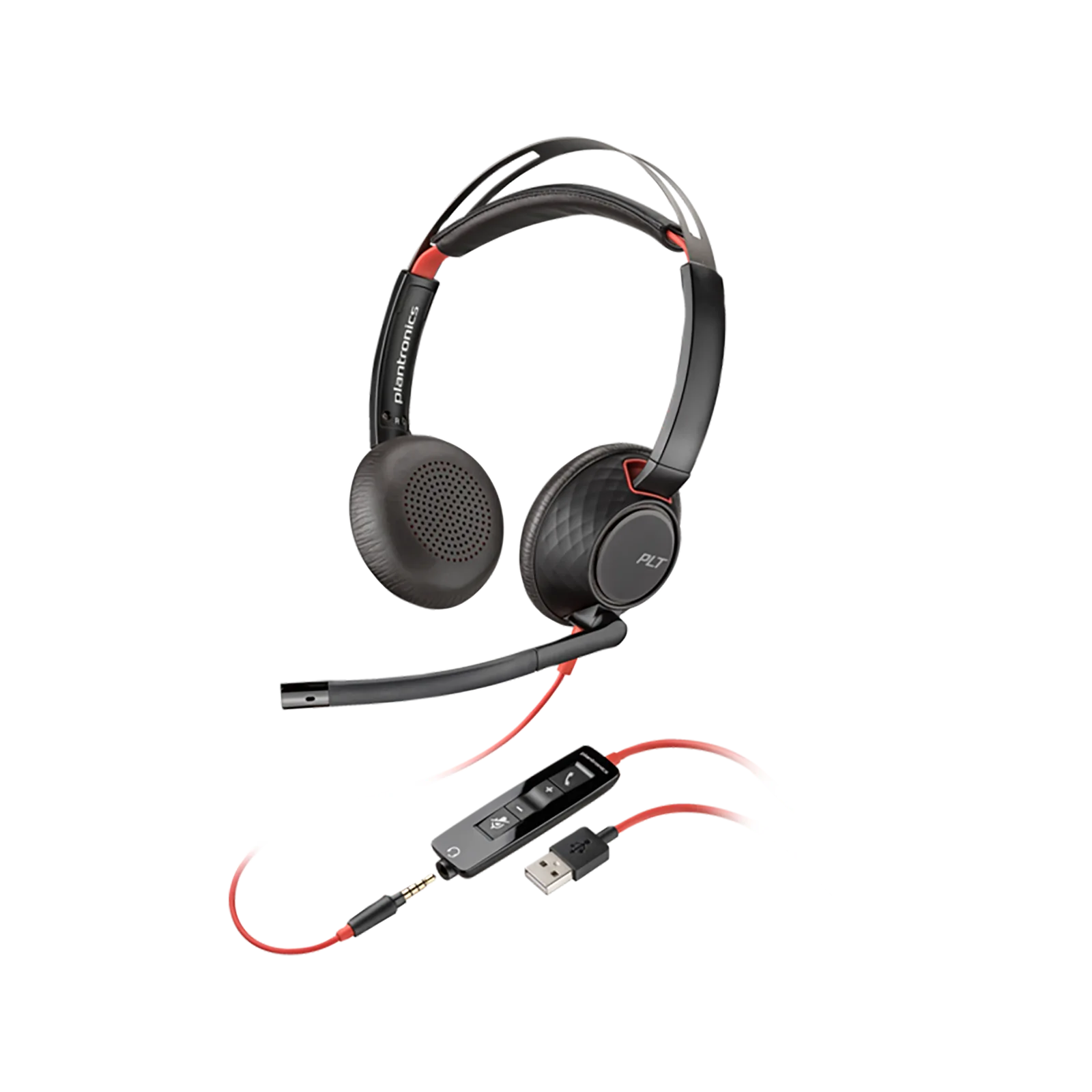 HP Poly Blackwire 3320 Stereo Microsoft Teams Certified USB-C Headset +USB-C/A Adapter