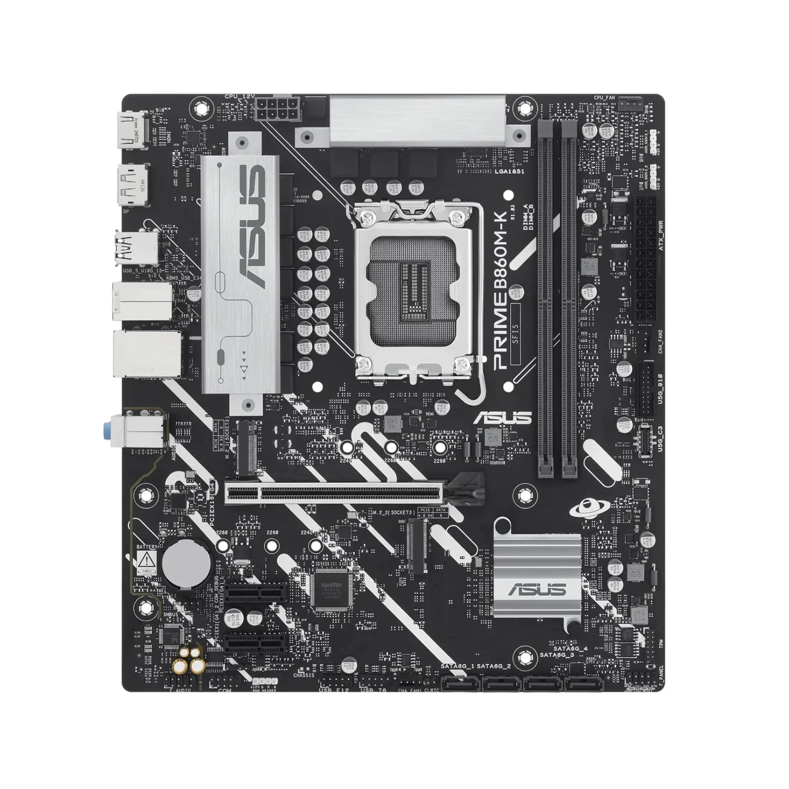 Asus Prime B860 LGA 2X DDR5 Micro-ATX Motherboard