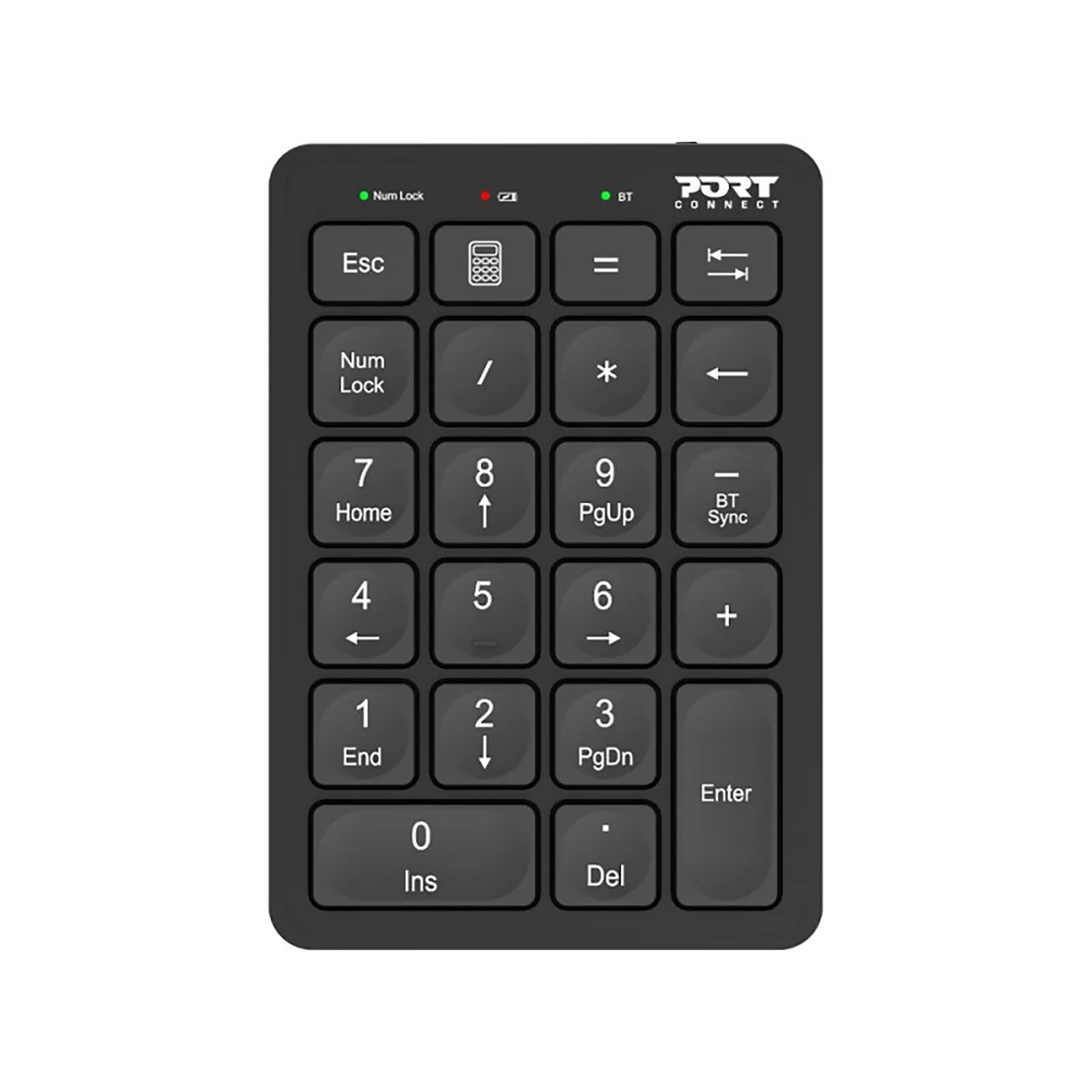 Port Rechargeable Bluetooth Numeric Keypad