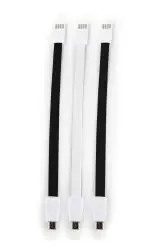 Whizzy Black and White Designer 3 Pack Micro USB