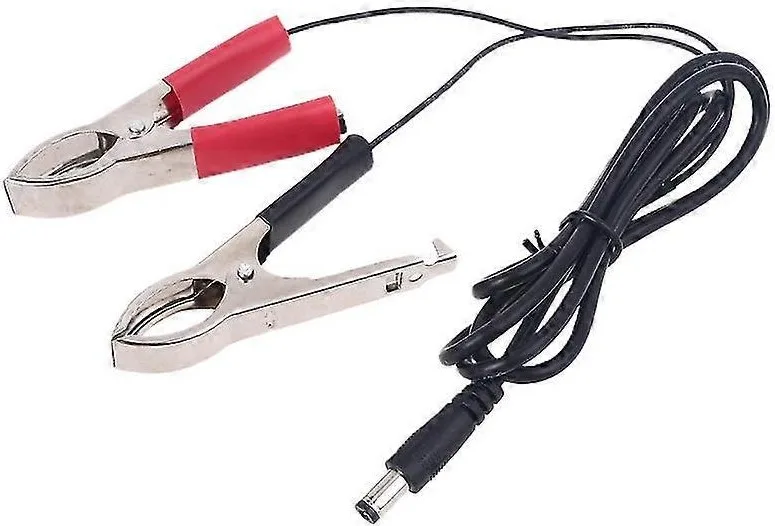 Solarix Cable DC Male To Battery Clamps