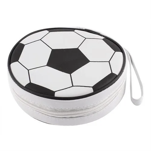 E-Box Ebox 24pcs Cd Holder Black & White Socce