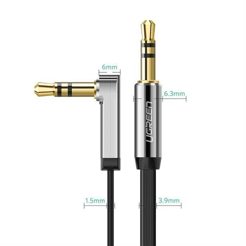 Ugreen 3.5mm Male to Male Audio Cable Black