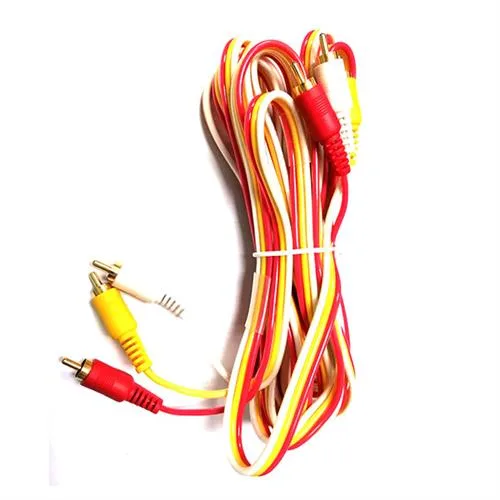Geeko 3m 3x RCA Cinch Male to Male Audio
