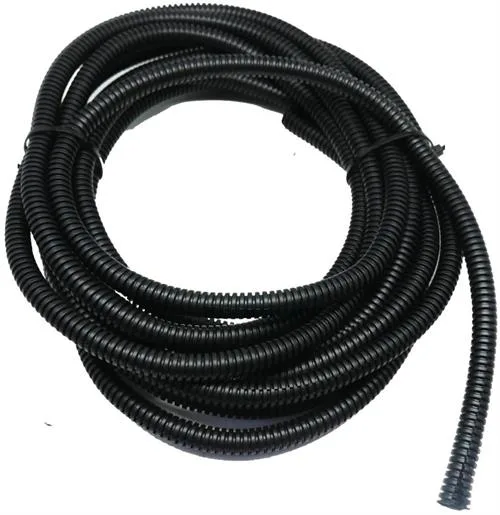 Solarix Flexible Conduit 10mm Diameter PVC Black