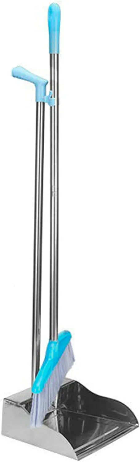 Casey Long Standing Dustpan And Broom Set Light