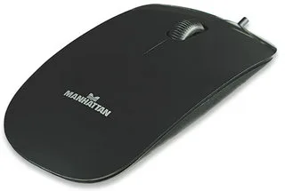 Manhattan Black 1000 dpi Silhouette Optical Mouse