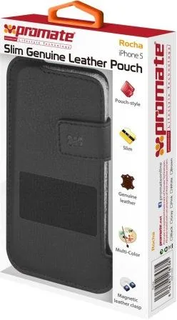PROMATE ROCHA.BLACK PROTECTIVE SLIM LEAT