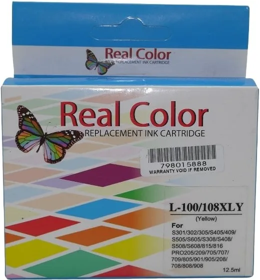 Topjet Real Color Lexmark Yellow Inkjet Cartridge