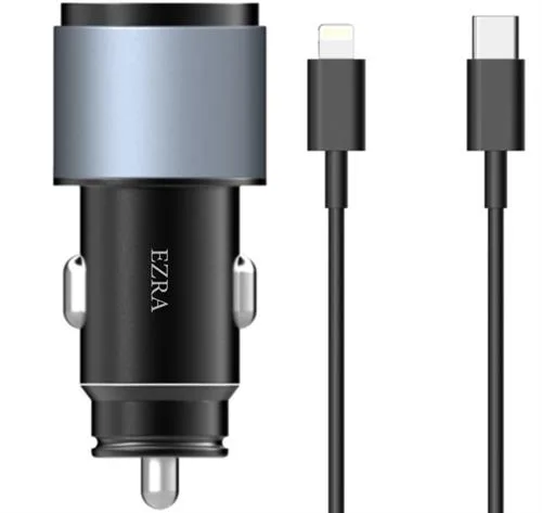 Ezra Quick Car Charger Set For Iphone – QC3.0 +