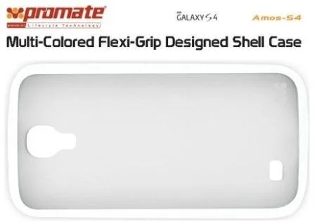 Promate White Amos Samsung Galaxy S4 Shell Case