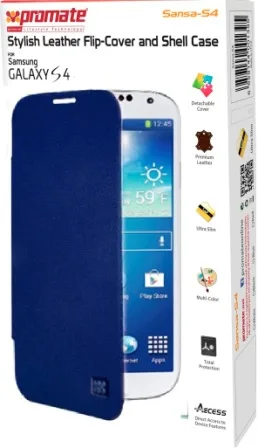 Promate Blue Sansa Samsung Galaxy S4 Shell Case