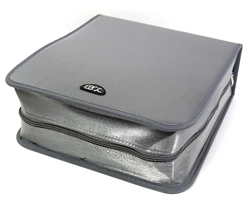 E-Box Ebox 240pcs Cd Holder Sparkling Grey