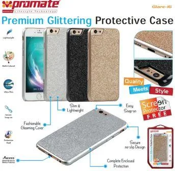 Promate Black Glare i6 Premium Glittering