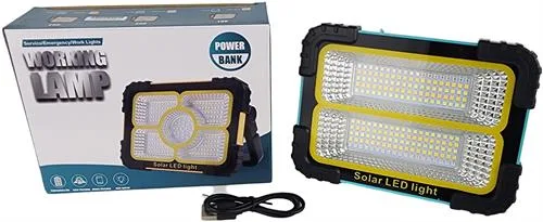 Solarix Blue Solar 30W Portable Rechargeable LED