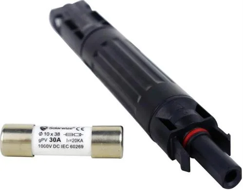 Solarix MC4 PV Inline Fuse Holder 1000VDC with