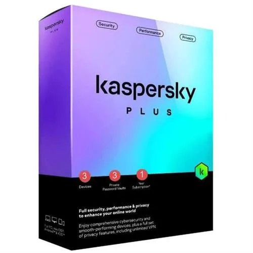 Kaspersky 3 Device PLUS Security Software