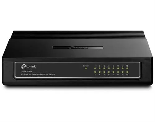 TP-Link TP Link TL-SF1016D 16 Port 10 to 100Mbps Desktop
