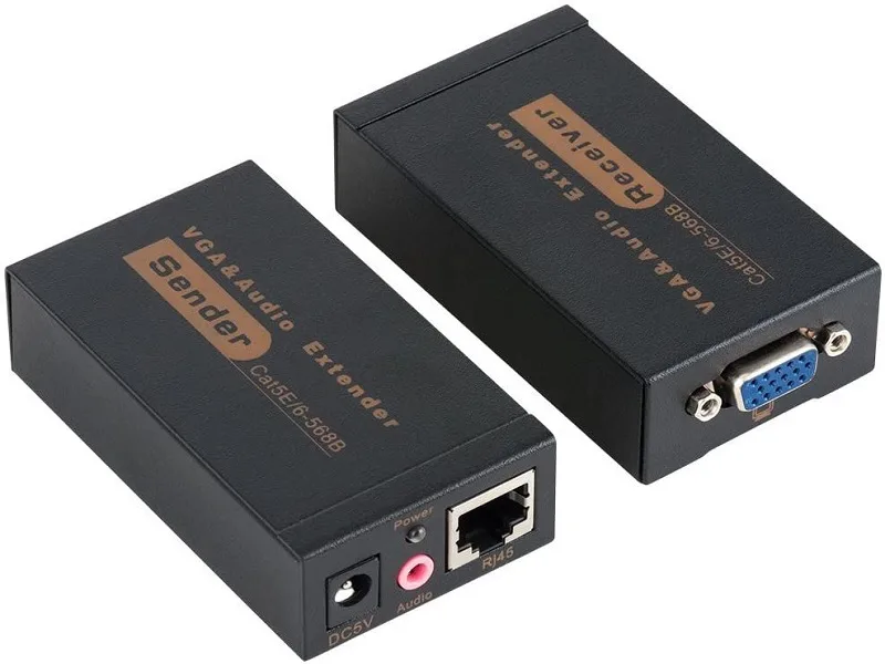 UniQue 100M 1080P VGA And Audio Extender
