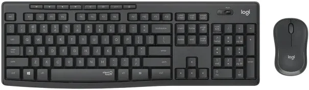 Logitech MK295 Black Silent Wireless Keyboard &