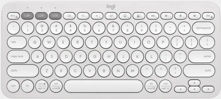 Logitech Pebble Keys 2 K380s White Bluetooth