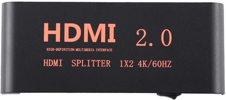 UniQue 4K Metal 2 Port HDMI Splitter