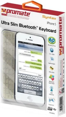Promate Syntax iPhone 5 Ultra Slim Bluetoot