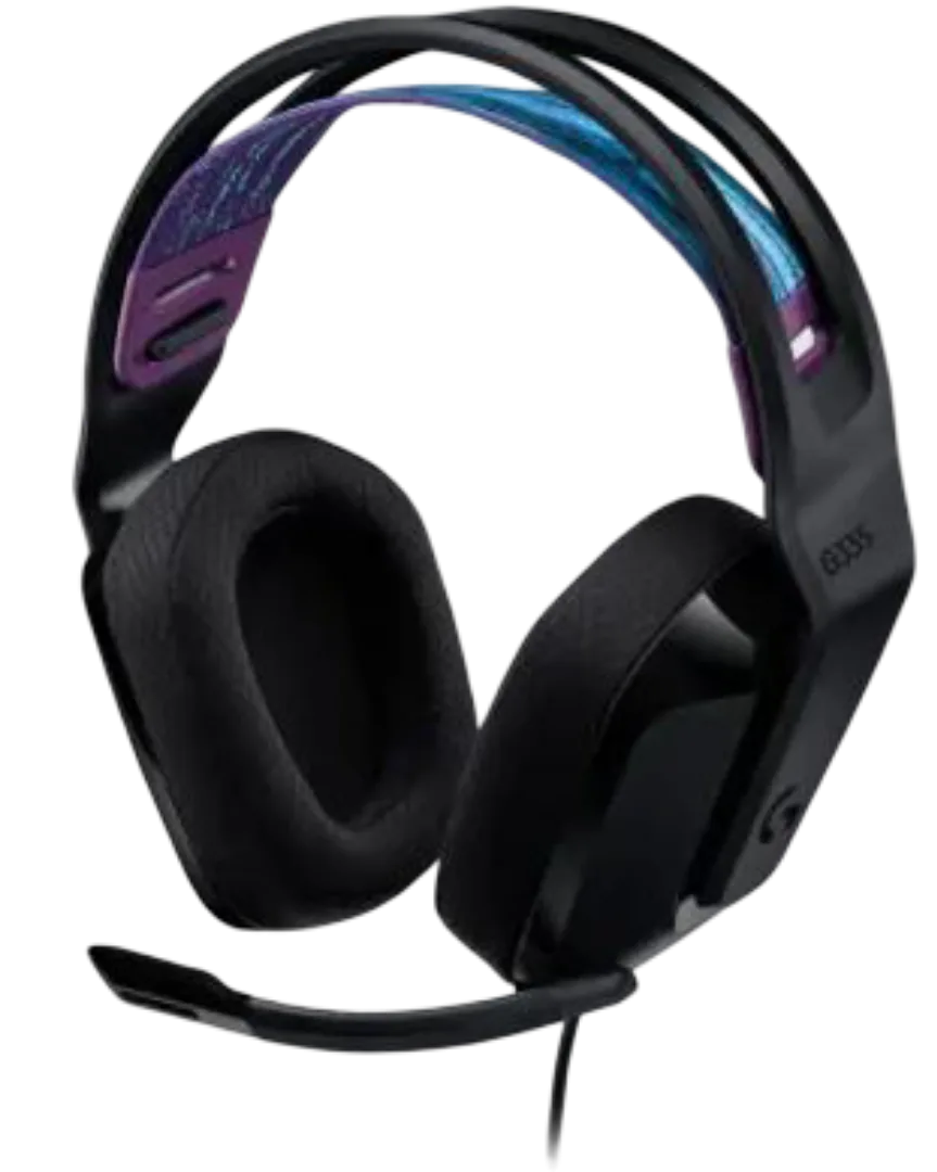 Logitech 3.5mm G335 Wired Gaming Headset - Black