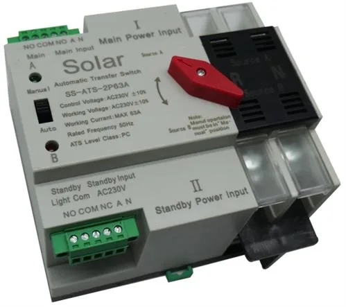 Solarix Dual Power ATS 63A 2 Pole Automatic