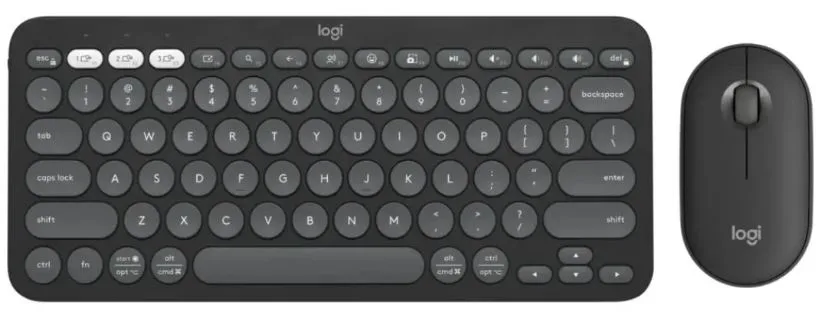 Logitech Pebble 2 Keyboard & Mouse Combo - Black